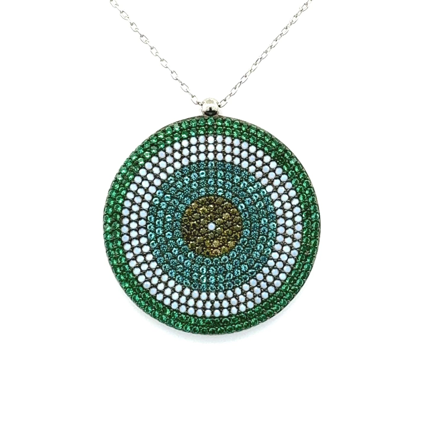 COLLAR OJO TURCO 13 TIPO MANDALA