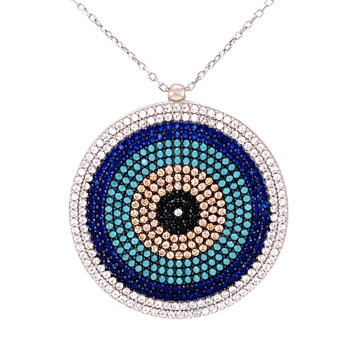 COLLAR OJO TURCO 13 TIPO MANDALA